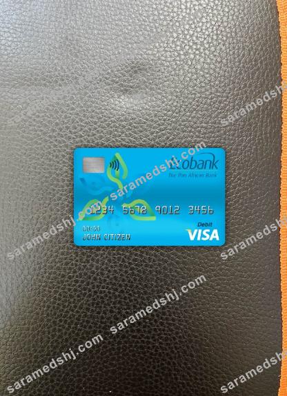 Cameroon Ecobank bank visa debit card photolook front
